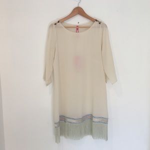 Plenty by Tracy Reese fringed mini size medium